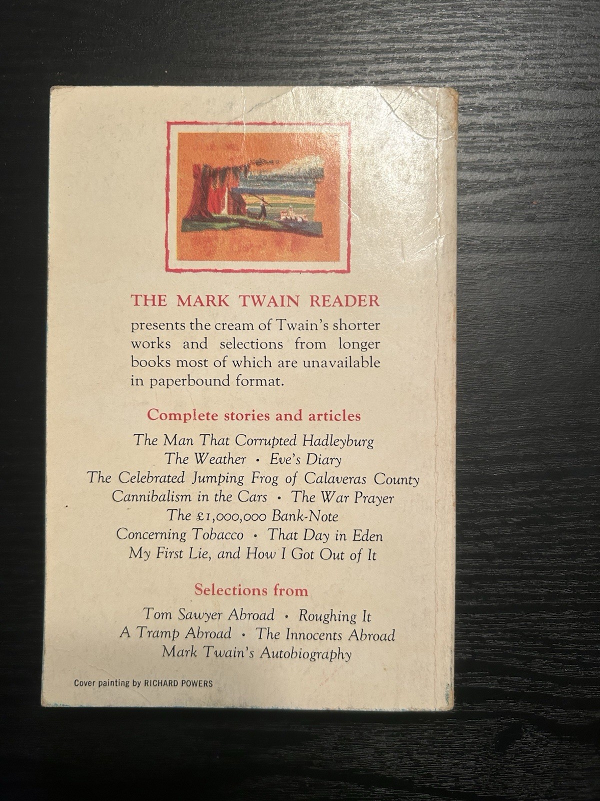 Mark Twain A Laurel Reader Edited By Edmund Fuller 1958 Paperback