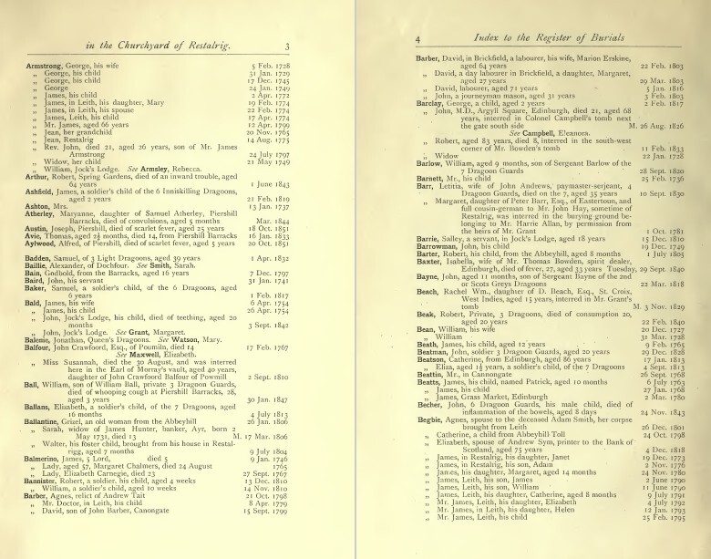 Scotland Scottish Records – Birth Marriage Death Burials – 52 Old Volumes on USB