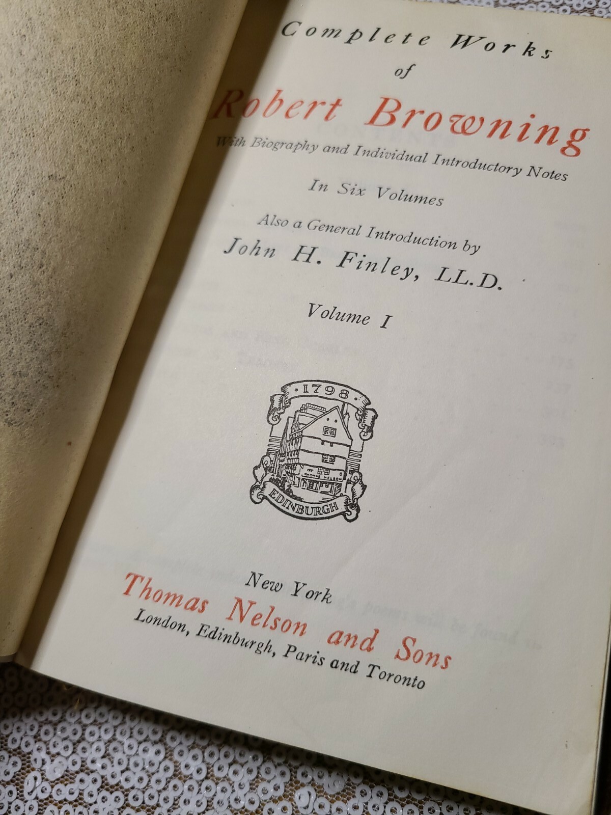 Poetic, The Complete Works Of Robert Browning – In 6 Volumes (rare)