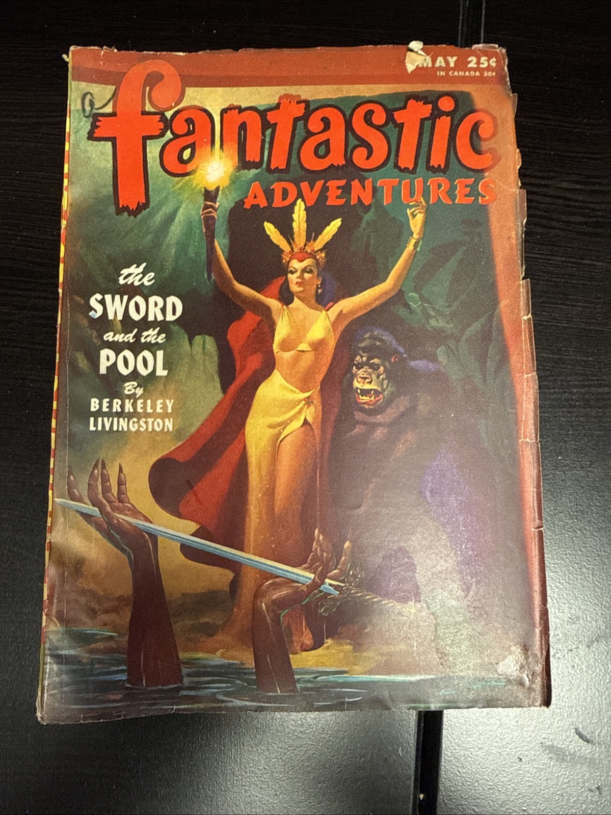 Sci-Fi pulp FANTASTIC ADVENTURES May 1946 – Frank R. Paul, J. Allen St. John