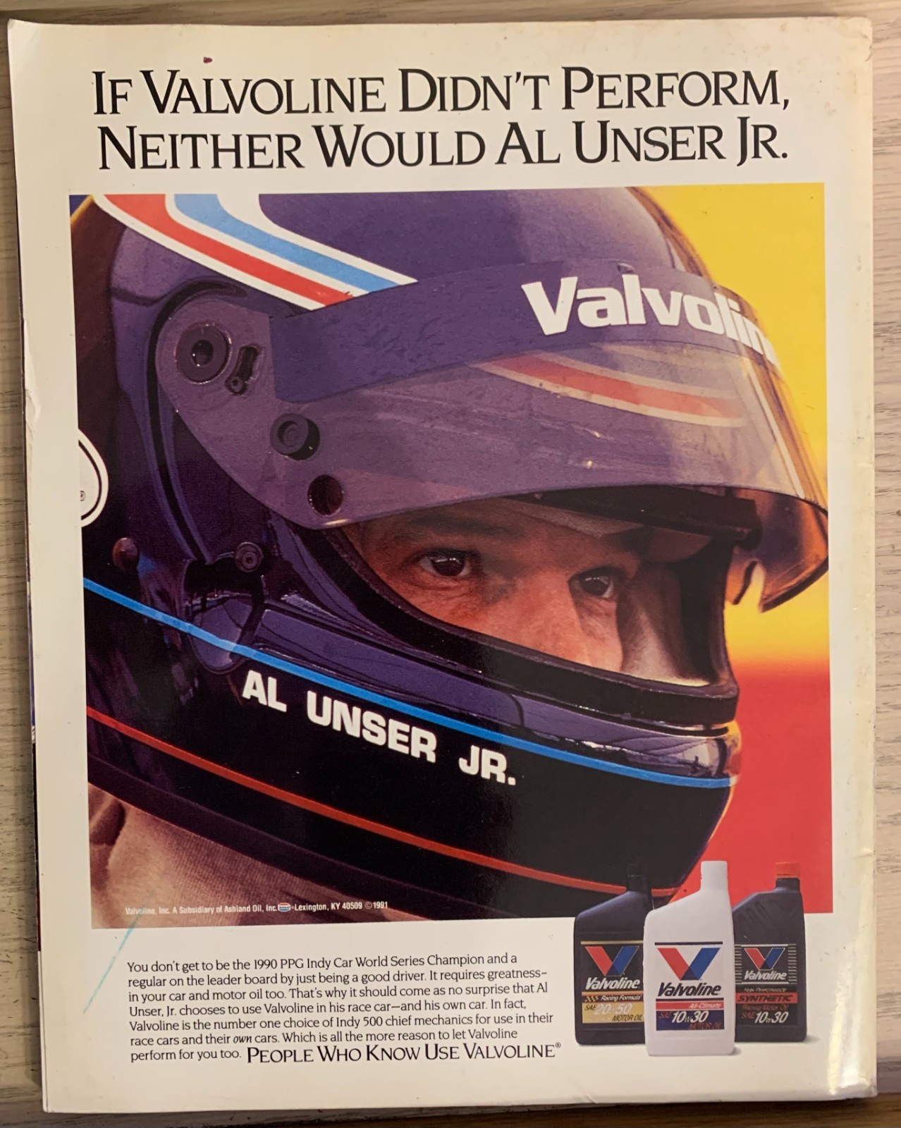 Indianapolis 500 – Official Program – May 24, 1992 –