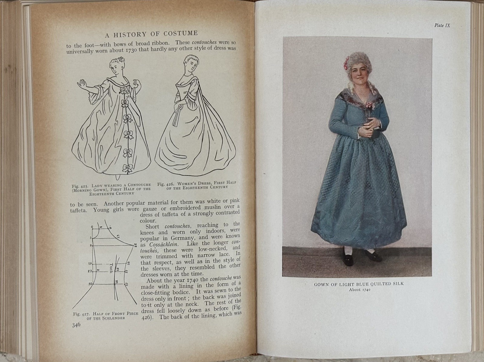 A History of Costume by Carl Kohler 1928 Illustrated Ex-library