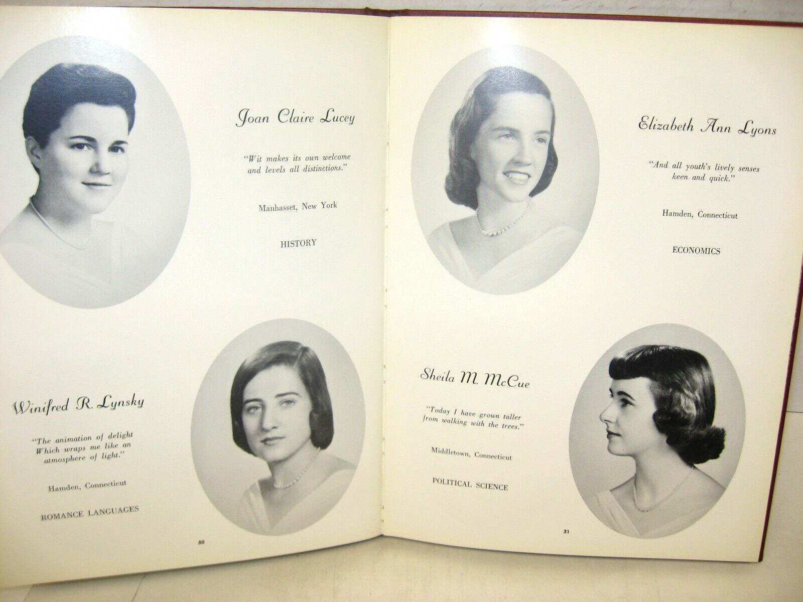 1958 Prospect, Albertus Magnus College, New Haven, Connecticut Yearbook