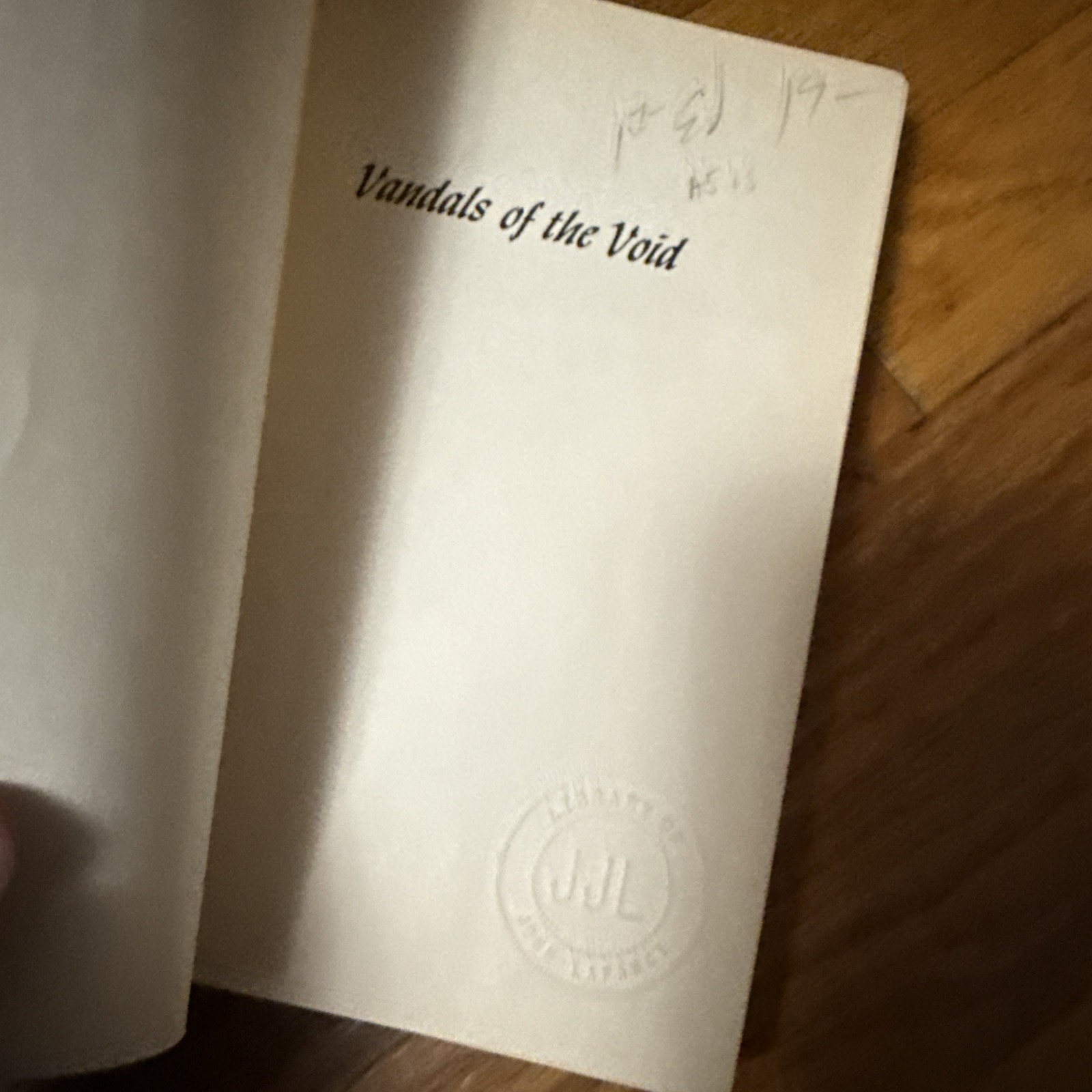 Jack Vance, John Holbrook Vance / Vandals of the Void 1st Edition 1953 As Is