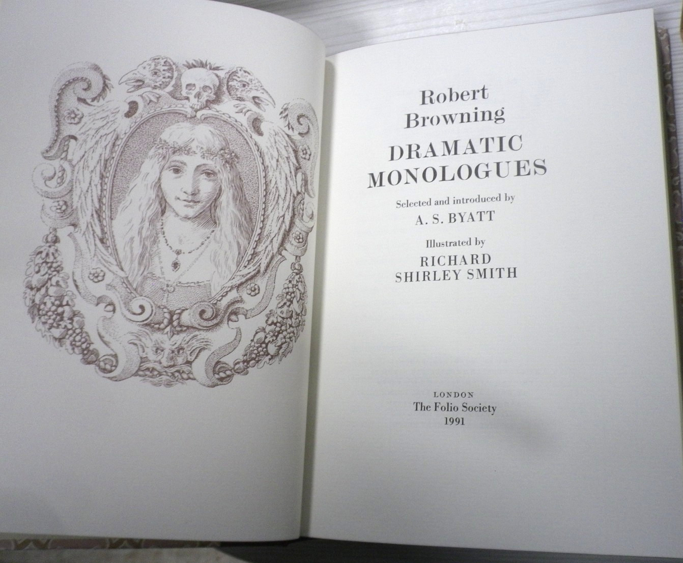 Browning’s Dramatic Monologues – A.S. Byatt – Folio Society 1991 1st ed HB & SC