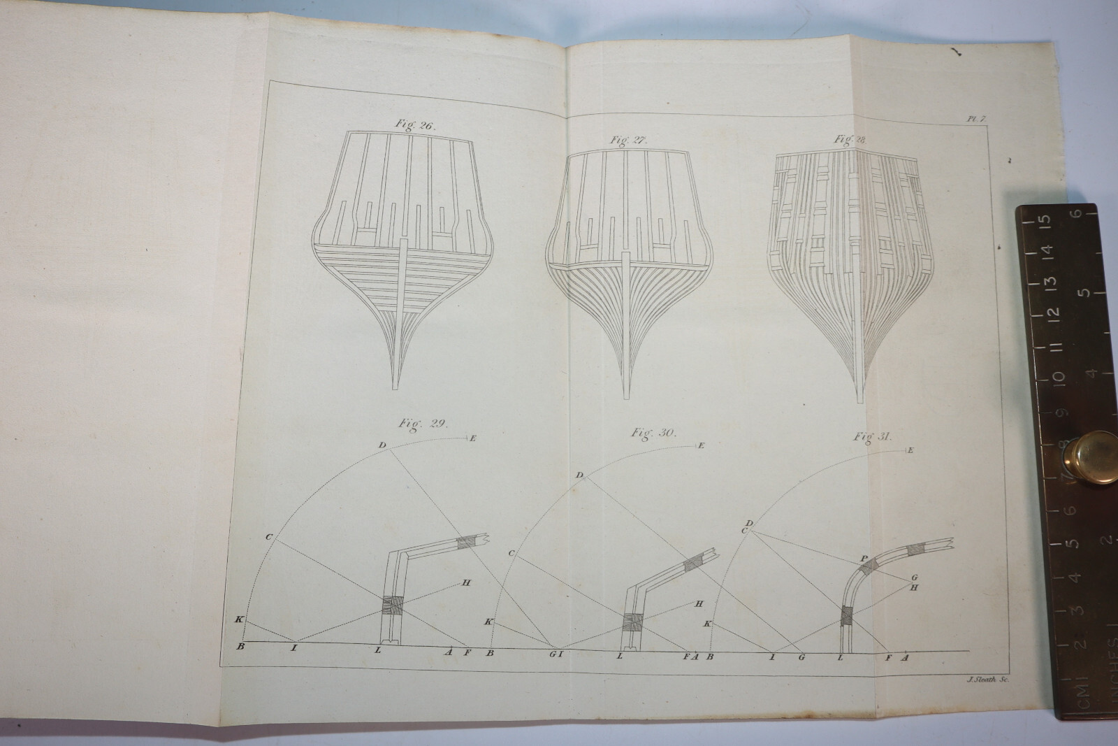 1826-30 Papers on Naval Architecture Science Morgan & Creuze 25 Plates 3 Vols