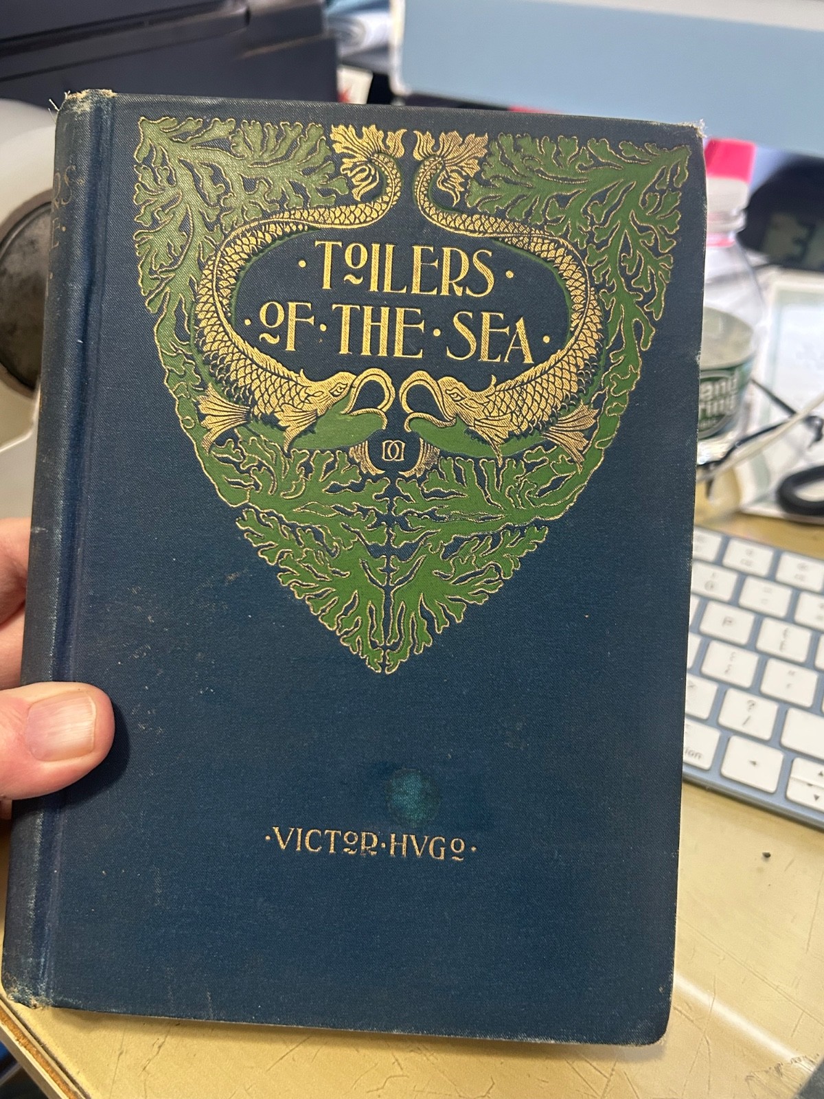 TOILERS OF THE SEA by Victor Hugo (1888) Deluxe Thomas Crowell Edition VERY GOOD