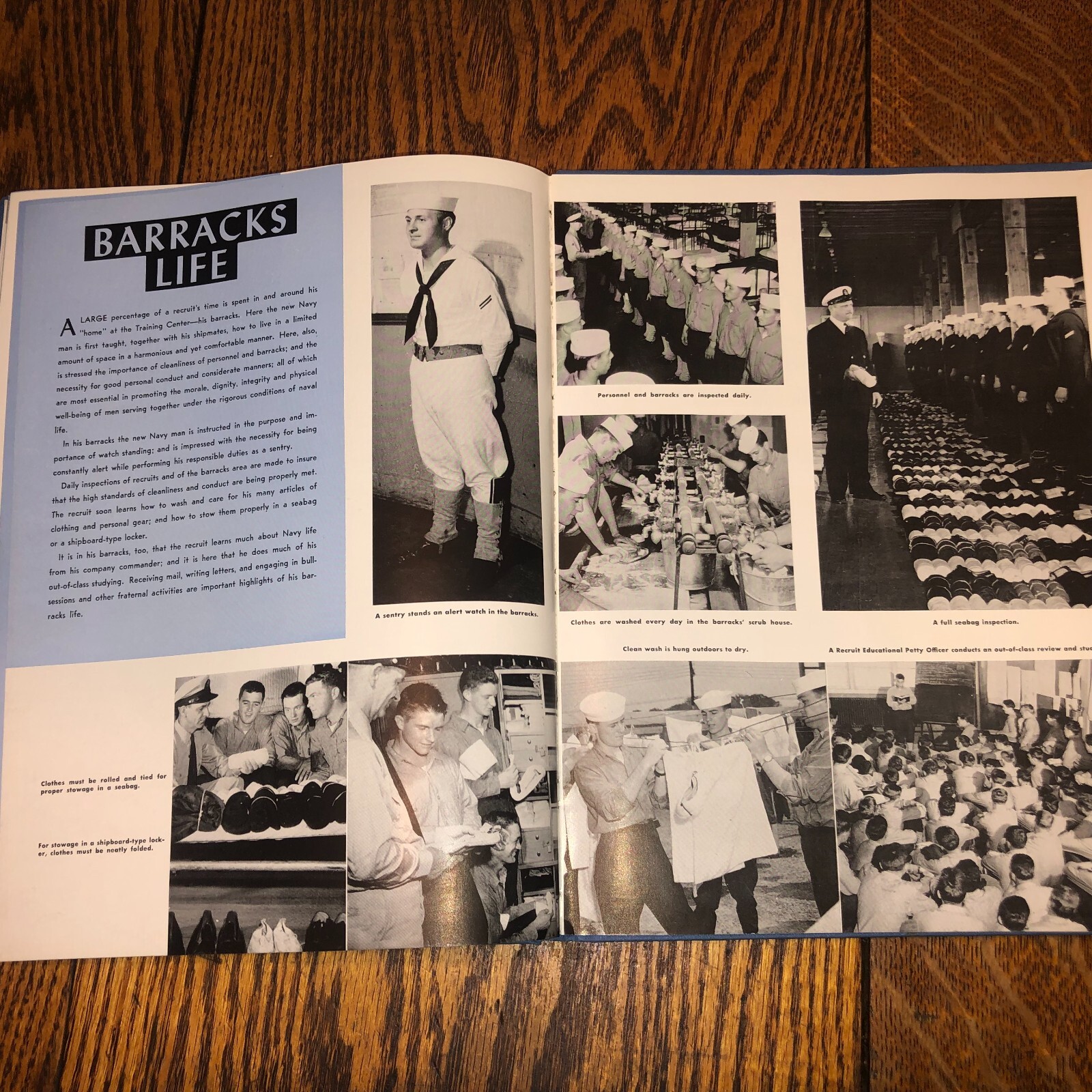 1952 The Compass US Naval Training Center Bainbridge MD Company 206 207