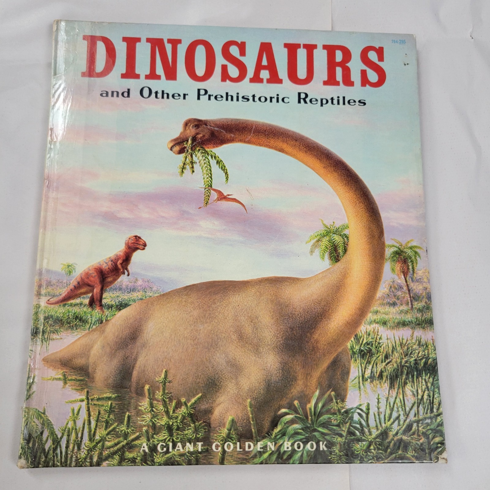 Dinosaurs And Other Prehistoric Reptiles-Watson Giant Golden Book 1960 vtg