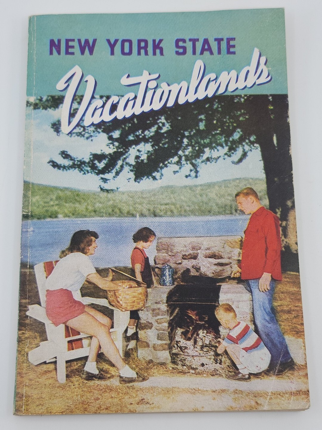 VINTAGE NEW YORK STATE VACATIONLAND TRAVEL SOUVENIR BOOK GUIDE BOOK ESSO SERVICE