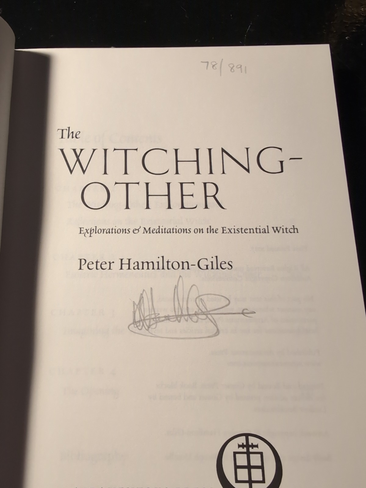 Hamilton-Giles The Witching other: Explorations and Meditations on the Witch