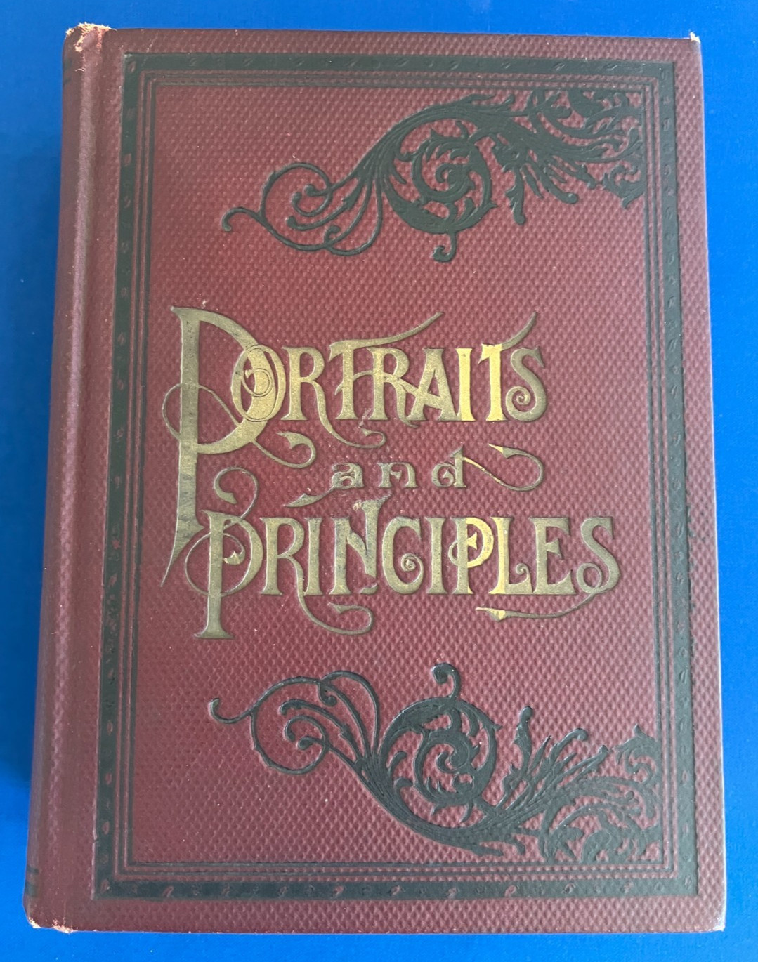 Antique Book Portraits Principles World’s Great Men Women 1895 Grant Lee Lincoln