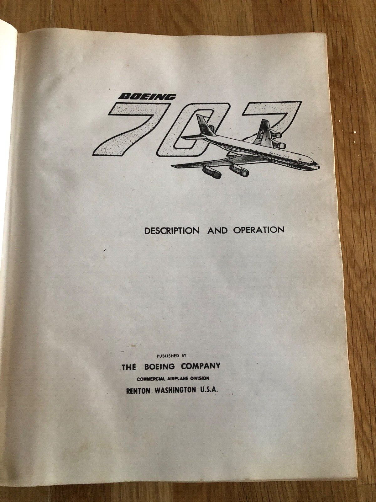 boeing 707 – description and operation ( heavy book circa 1958 )