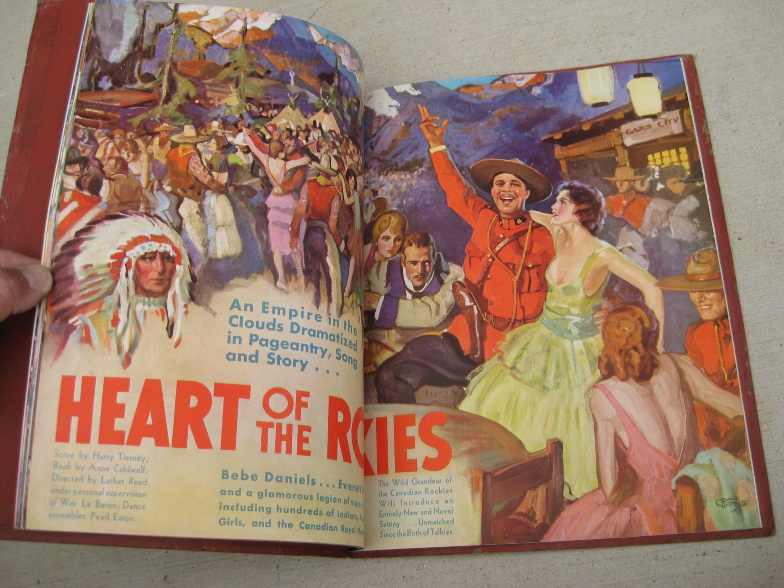 Vtg 1930-31 RKO Radio Pictures Exhibitors Book of Miracles Yearbook Film Posters