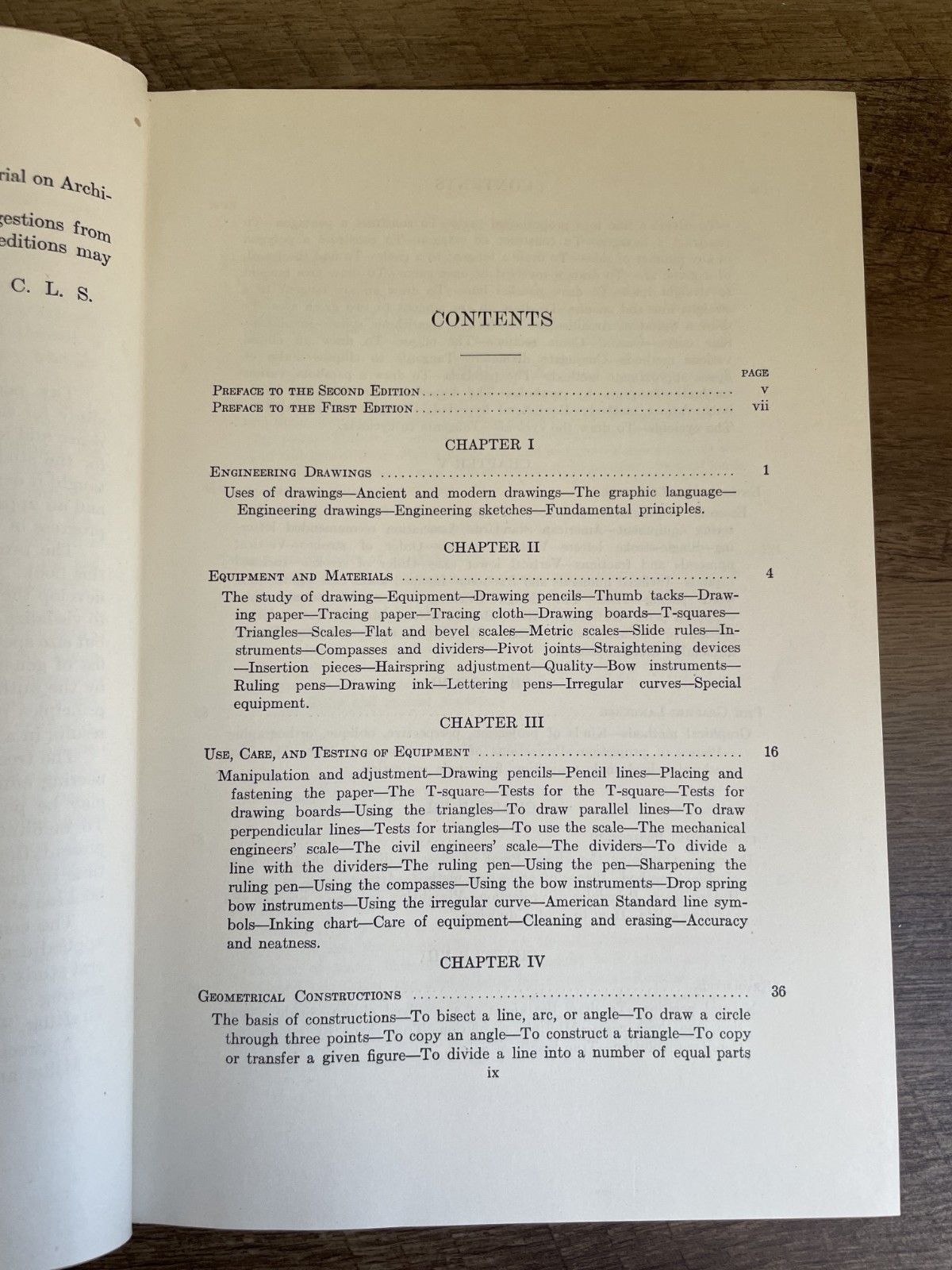 Rare 1935 DRAFTING FOR ENGINEERS, 2nd Ed/2nd Print, Carl Svensen, Vintage Txtbk