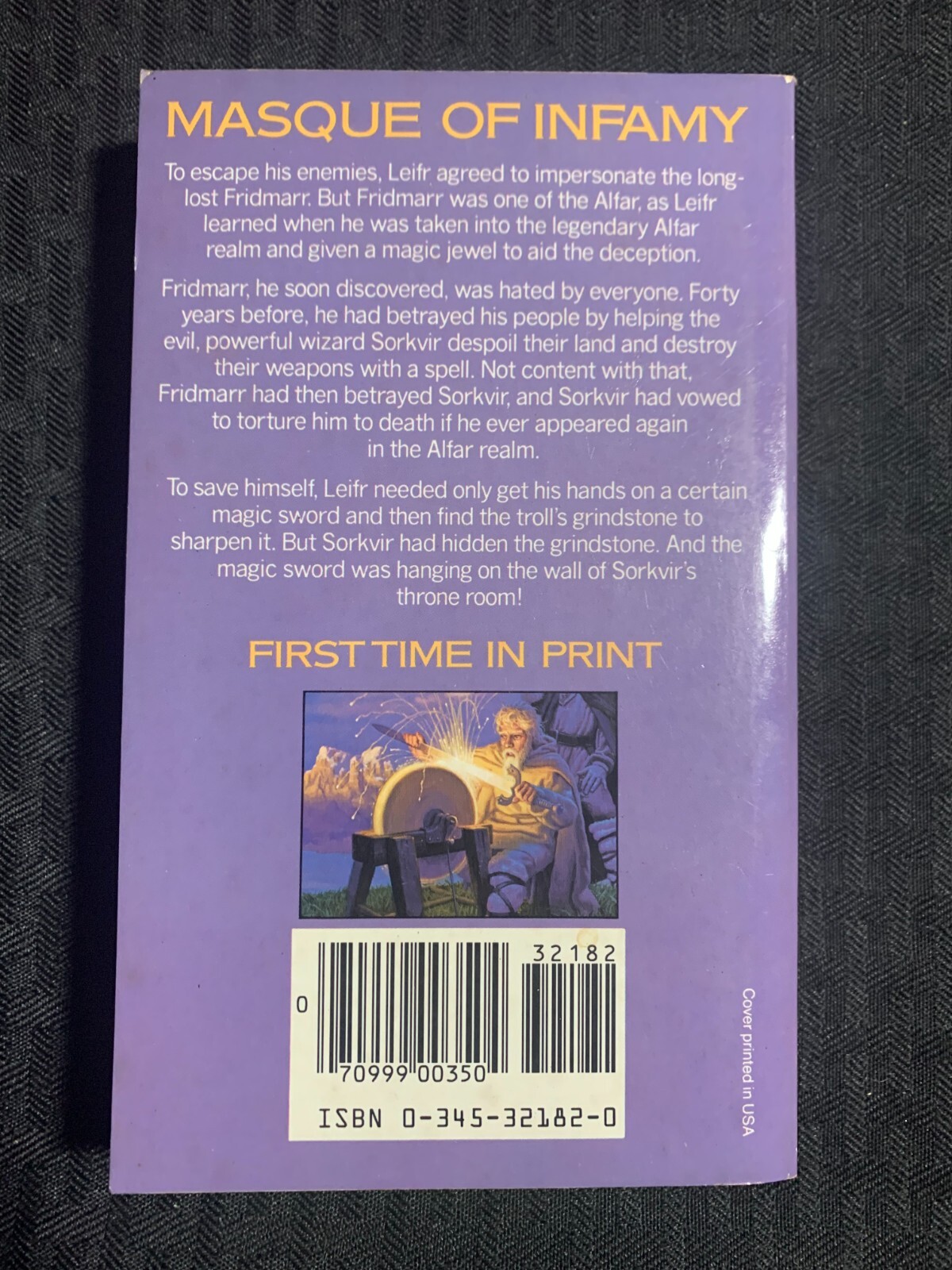 1986 THE TROLL’S GRINDSTONE by Elizabeth Boyer VG+ 4.5 1st Del Rey Paperback