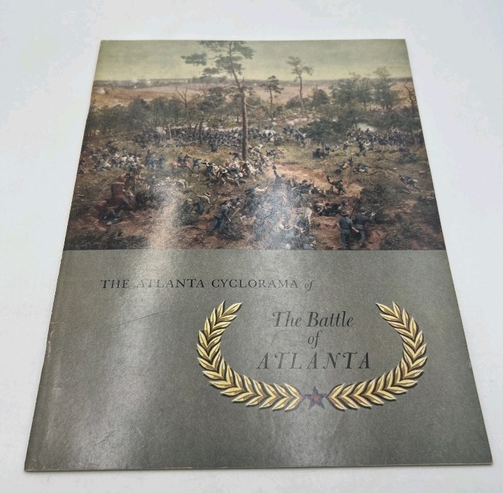 1957 Edition The Atlanta Cyclorama of The Battle of Atlanta