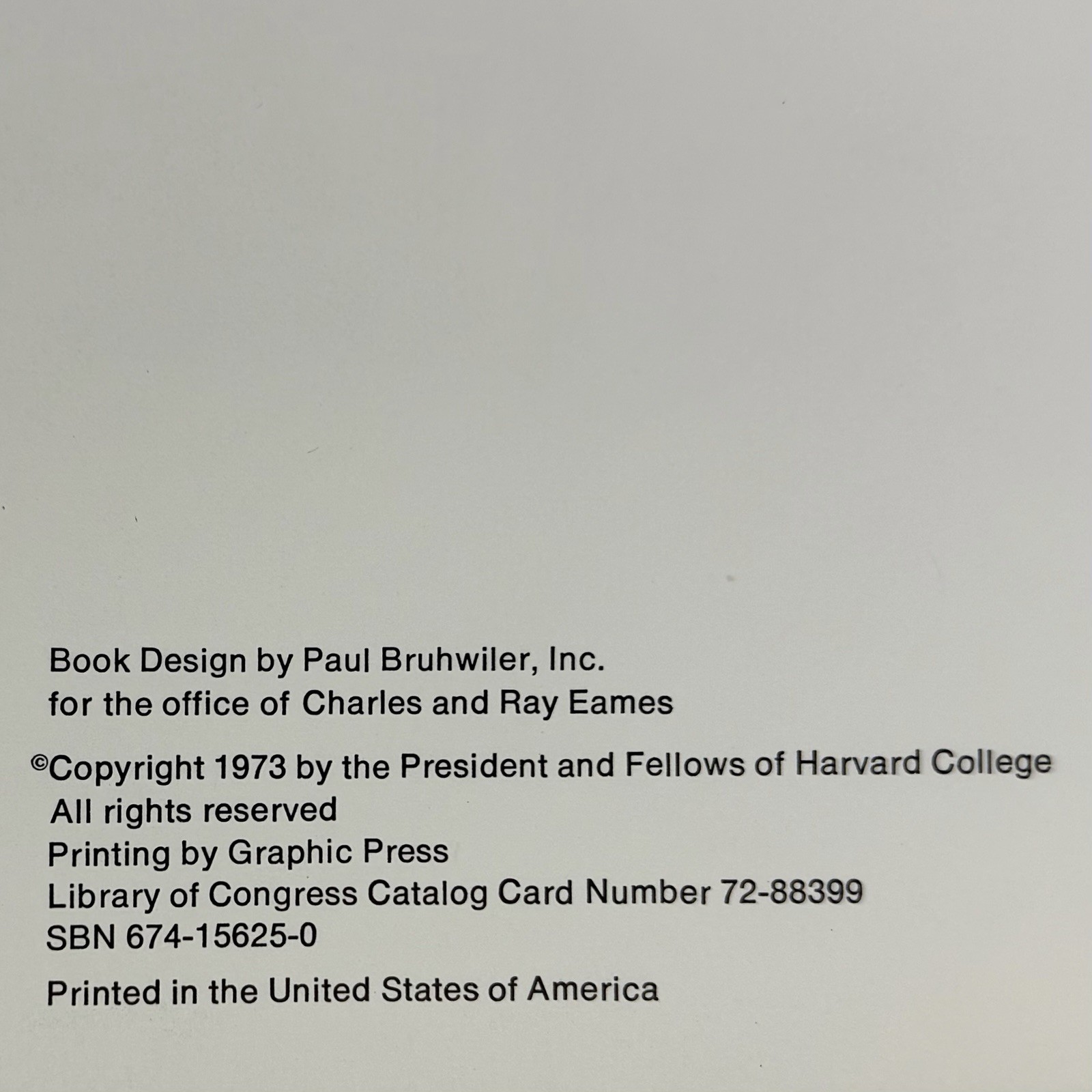 A Computer Perspective – Charles & Ray Eames (1st edition HC) Harvard, 1973