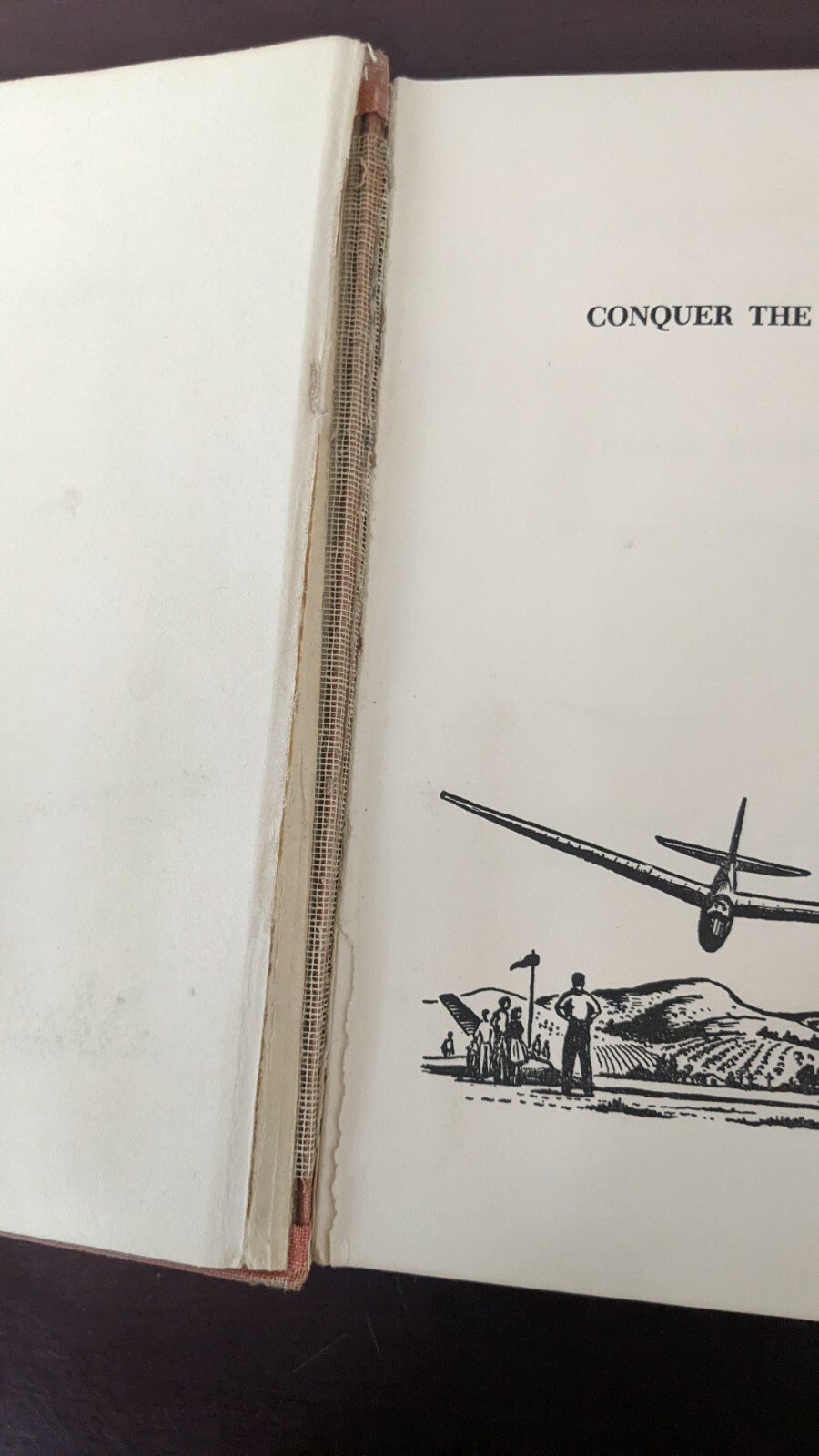 HC Book – Conquer the Winds. Rydberg Sail Planes Gliders Soaring 1957 1st Ed