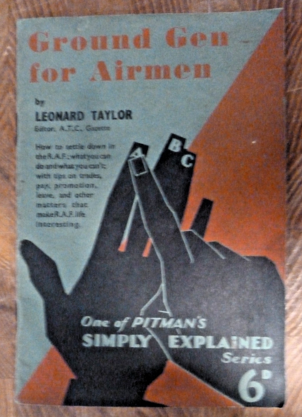Ground Gen for Airmen Leonard Taylor RAF Isaac Pitman 1946