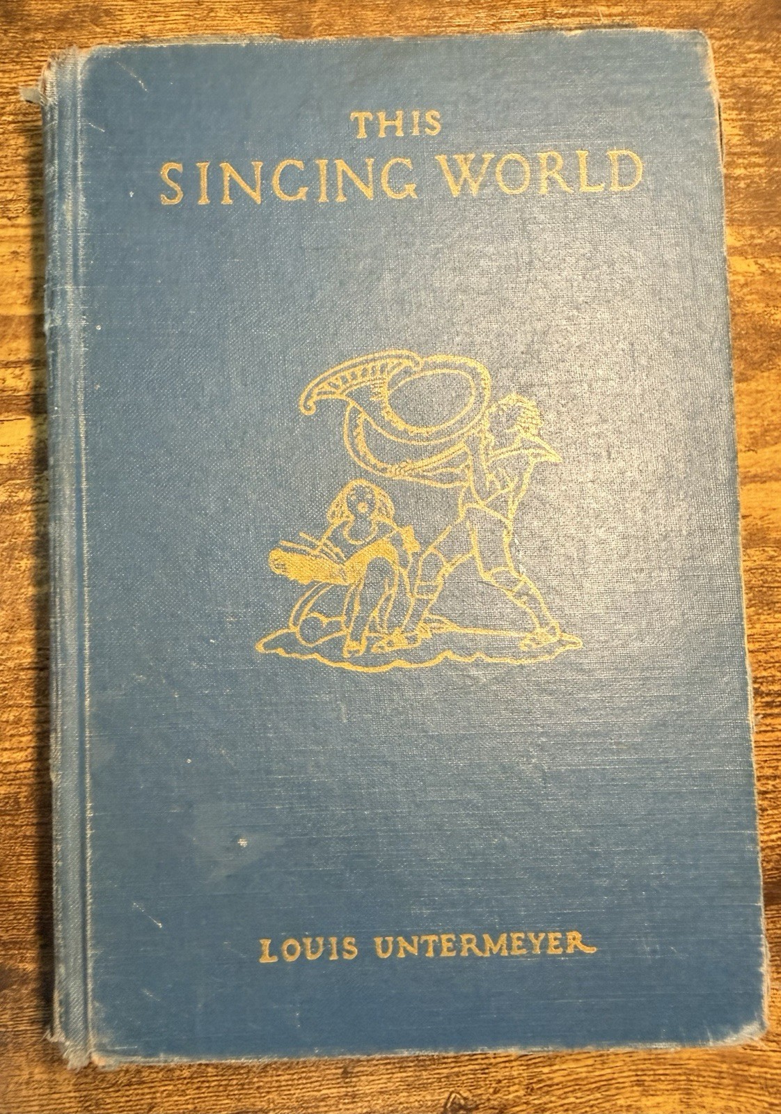 Louis Untermeyer This Singing World Junior Edition 1935 HC Harcourt Illustrated