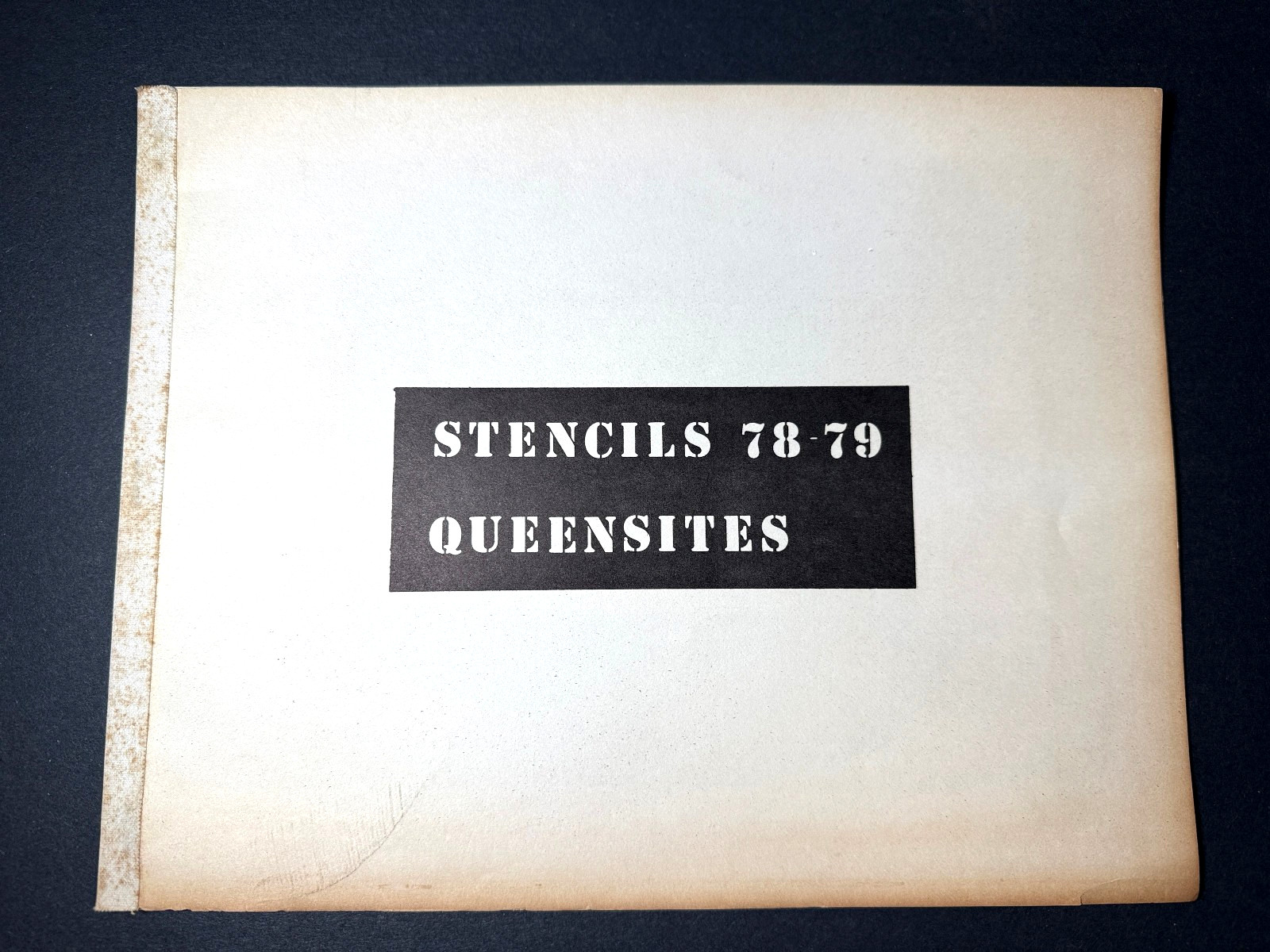VTG 1979 JOHN FEKNER GRAFFITI STREET ART STENCILS SIGNED ARTIST EDITION 189 /194