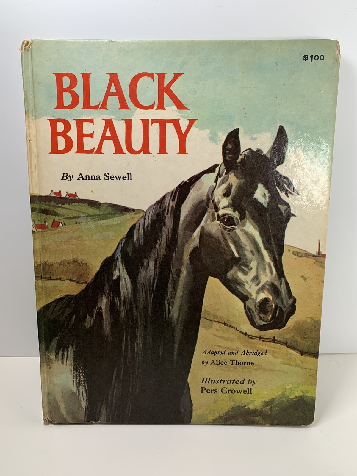 Vtg Book BLACK BEAUTY Anna Sewell 1962 Illustrated Pers Crowell GROSSET & DUNLAP