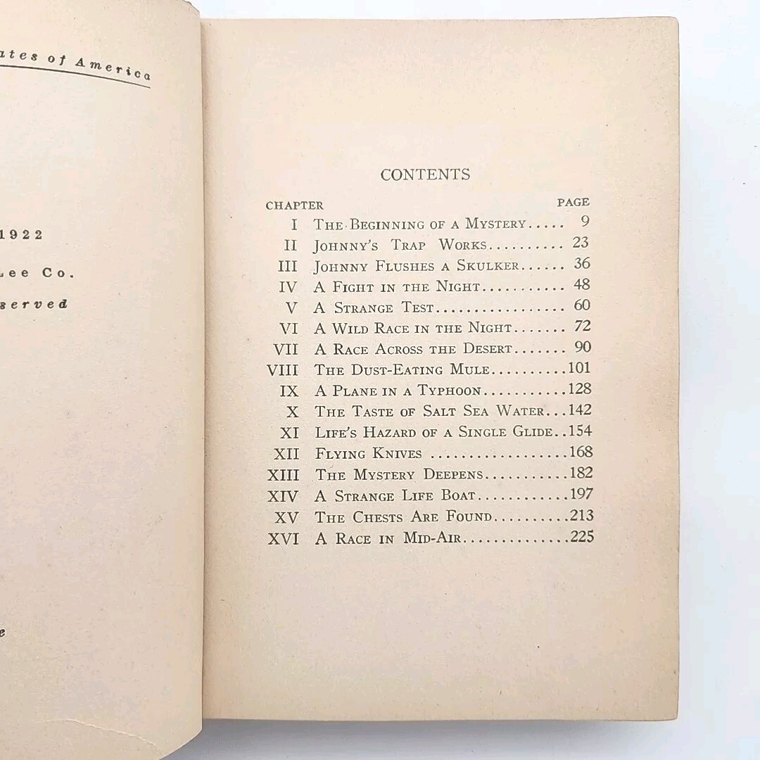 White Fire by Roy J. Snell 1922 A Mystery Story For Boys Hardcover Book