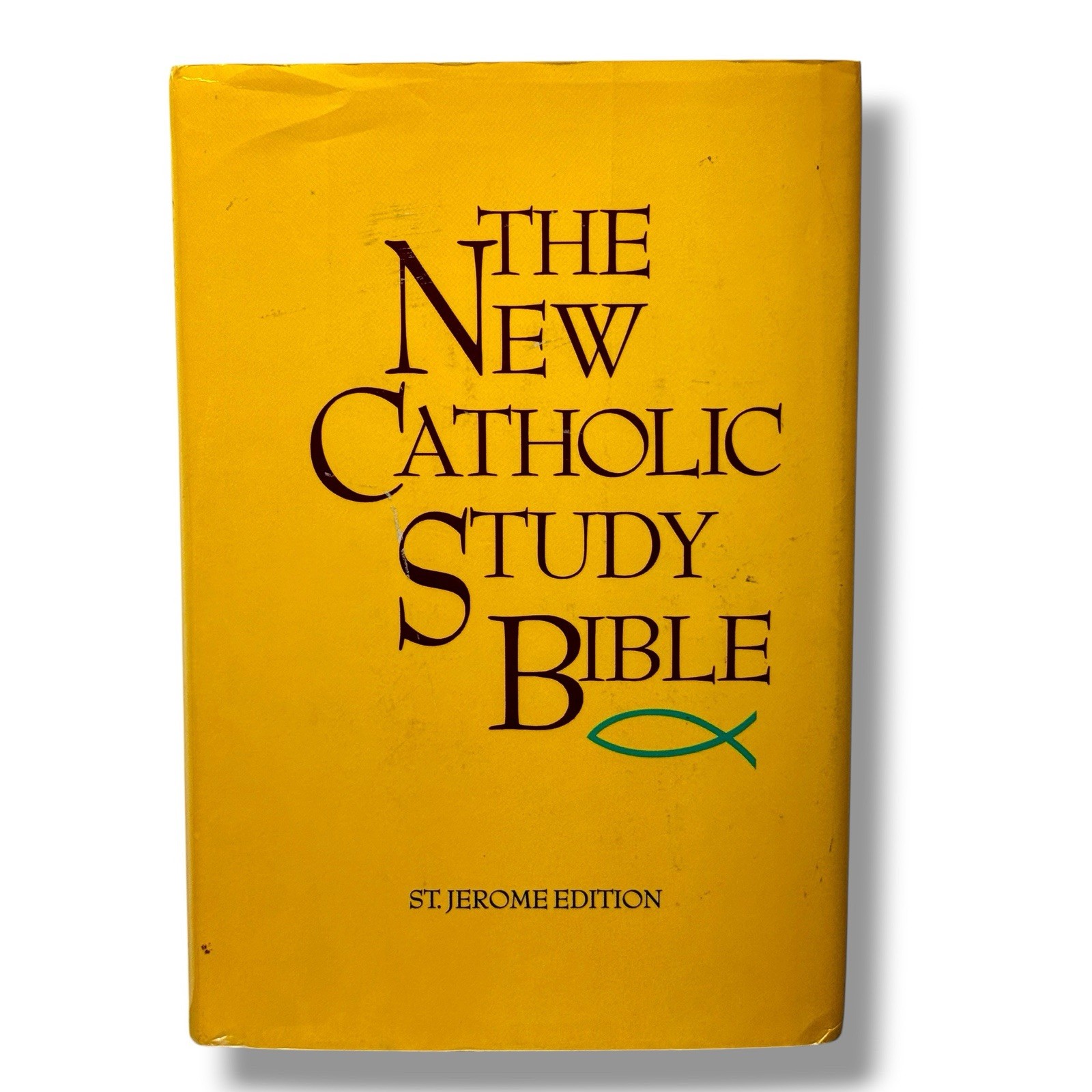 The New Catholic Study Bible St Jerome Edition Hardcover 1985 Thomas Nelson HC