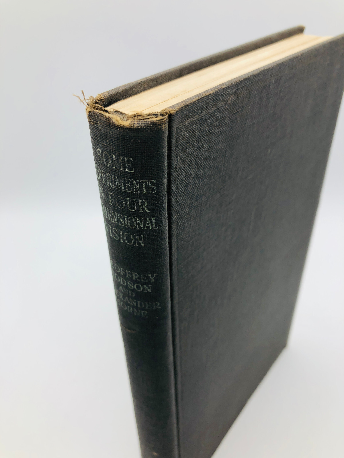 Some Experiments in Four-Dimensional Vision – Geoffrey Hodson 1933 1st Ed w/DJ