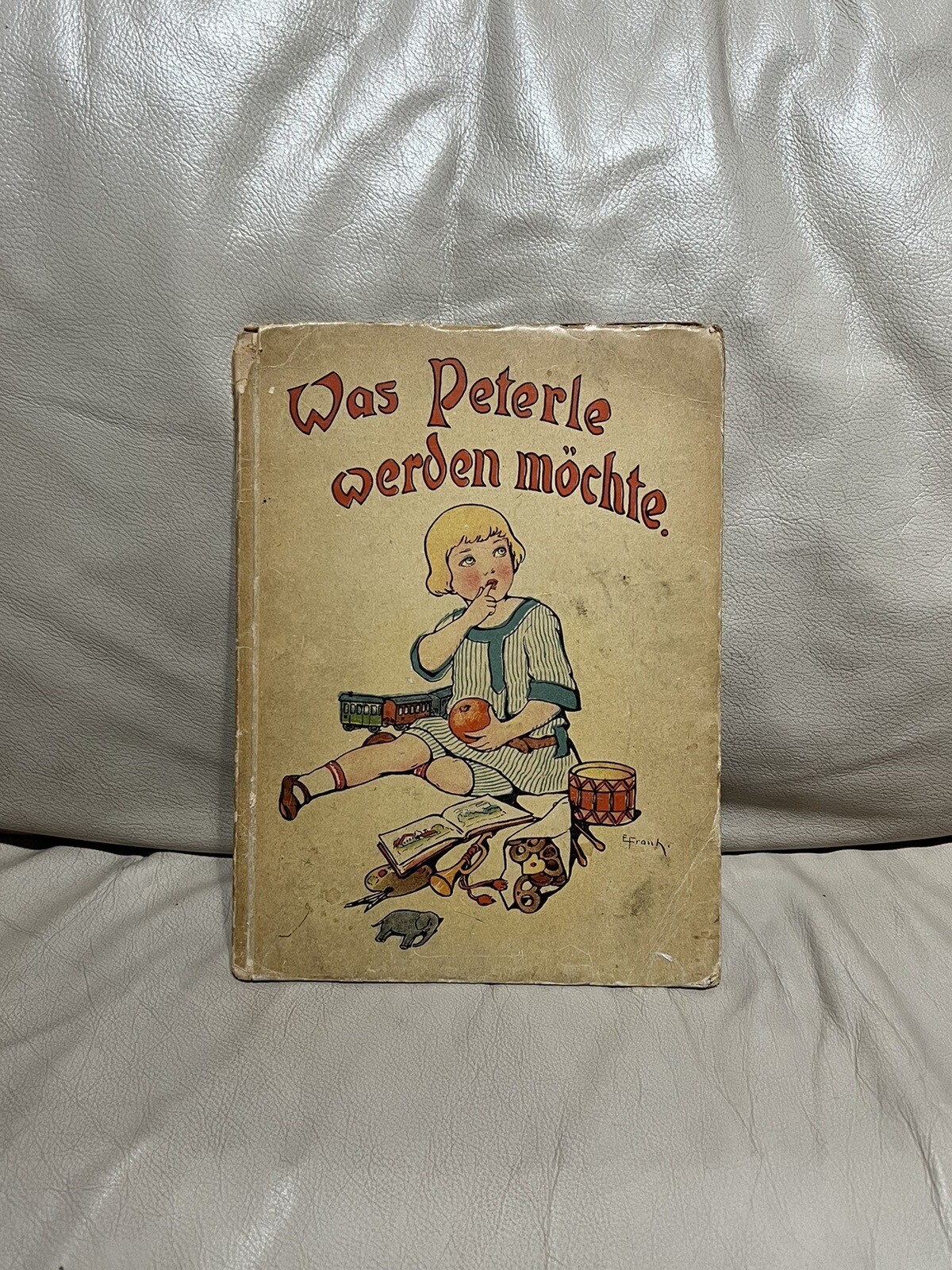 Was Peterle werden möchte – Elly Frank, ca. 1920/30, selten Antique Book German