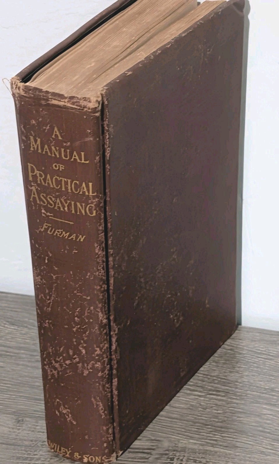 1902 ANTIQUE Metallurgy: MANUAL OF PRACTICAL ASSAYING 5th Ed by Furman; LONDON