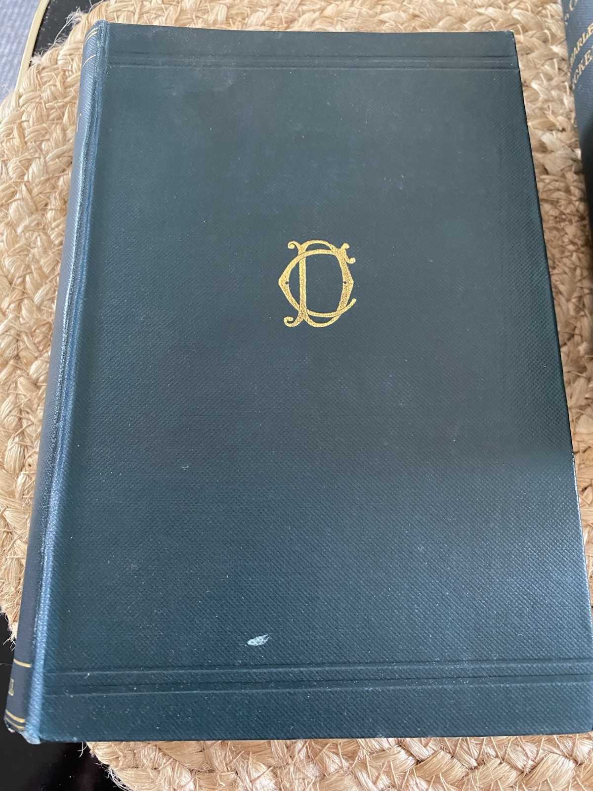 Set of 5 Vintage Antique 1907 Charles Dickens Books