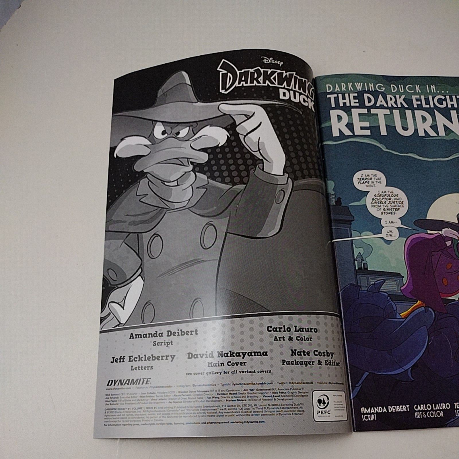 Disney Darkwing Duck #1 Dynamite Comics 2023 Lot 3 Variant Covers Deibert Lauro