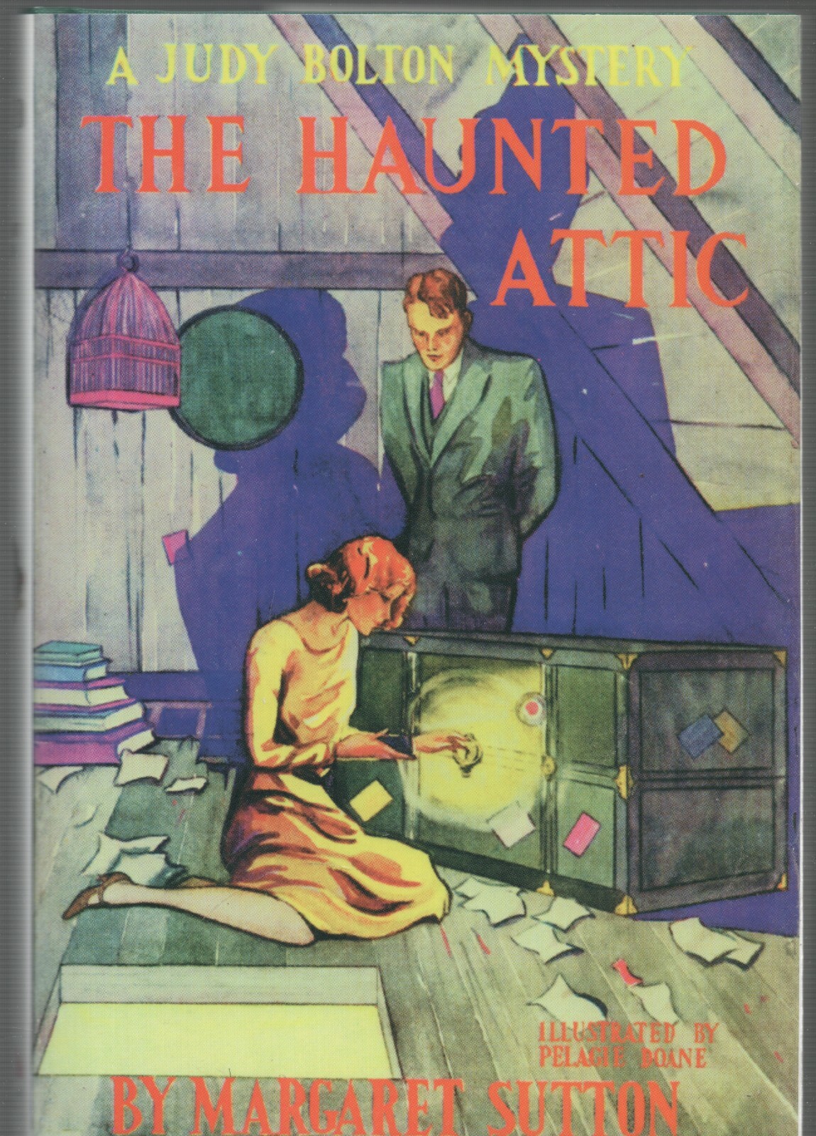 JUDY BOLTON THE HAUNTED ATTIC by MARGARET SUTTON Applewood Books 1994 2nd HC