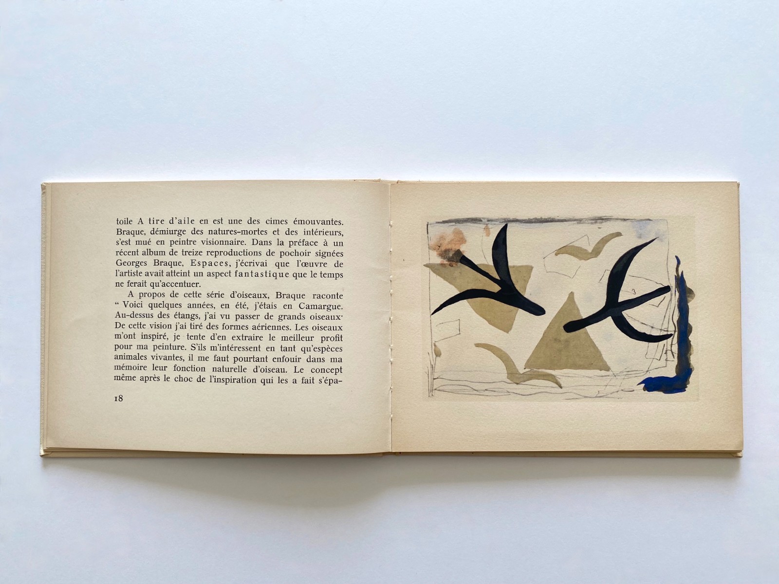 GEORGES BRAQUE RARE 1959 1ST LMTD EDT FINE ART POCHOIR PRINT HC MODERN ART BOOK