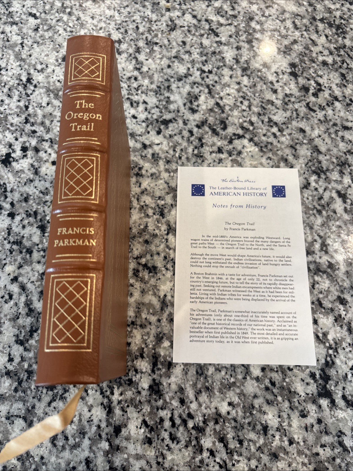 Easton Press The Oregon Trail by Francis Parkman Leather Bound Like New