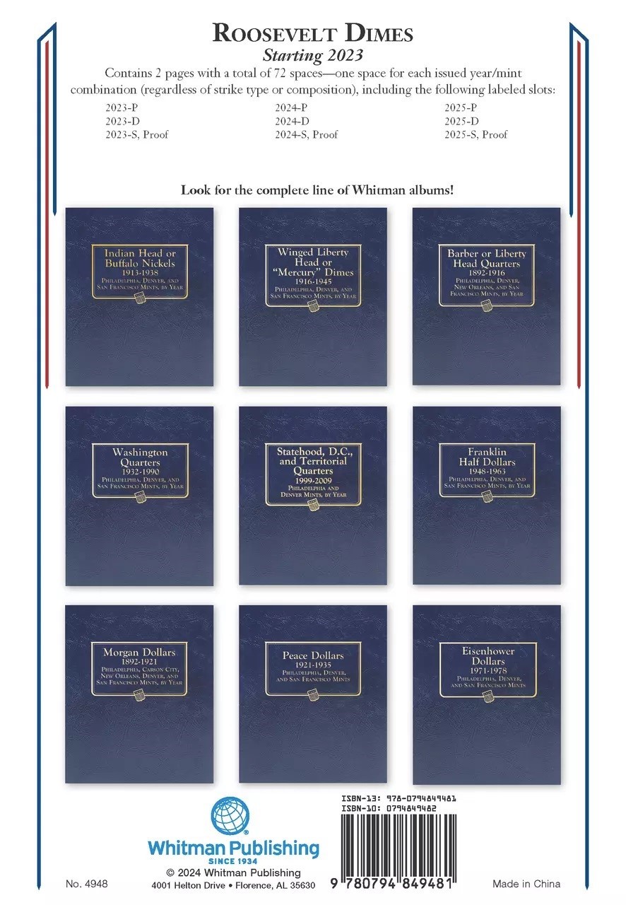 Native American Dollars Coins Album 2009-Date Whitman 3210 Free Shipping Deal