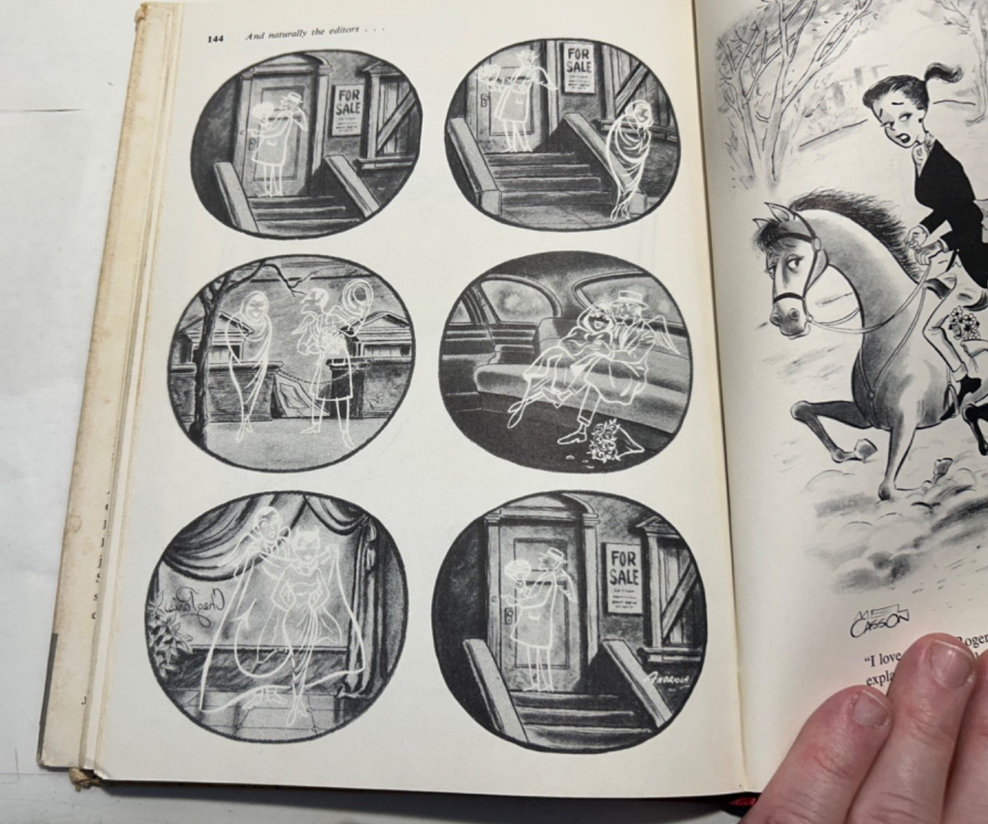 Vintage Ever Since Adam & Eve Cartoon Book 1st Ed. McGraw- Hill 1955
