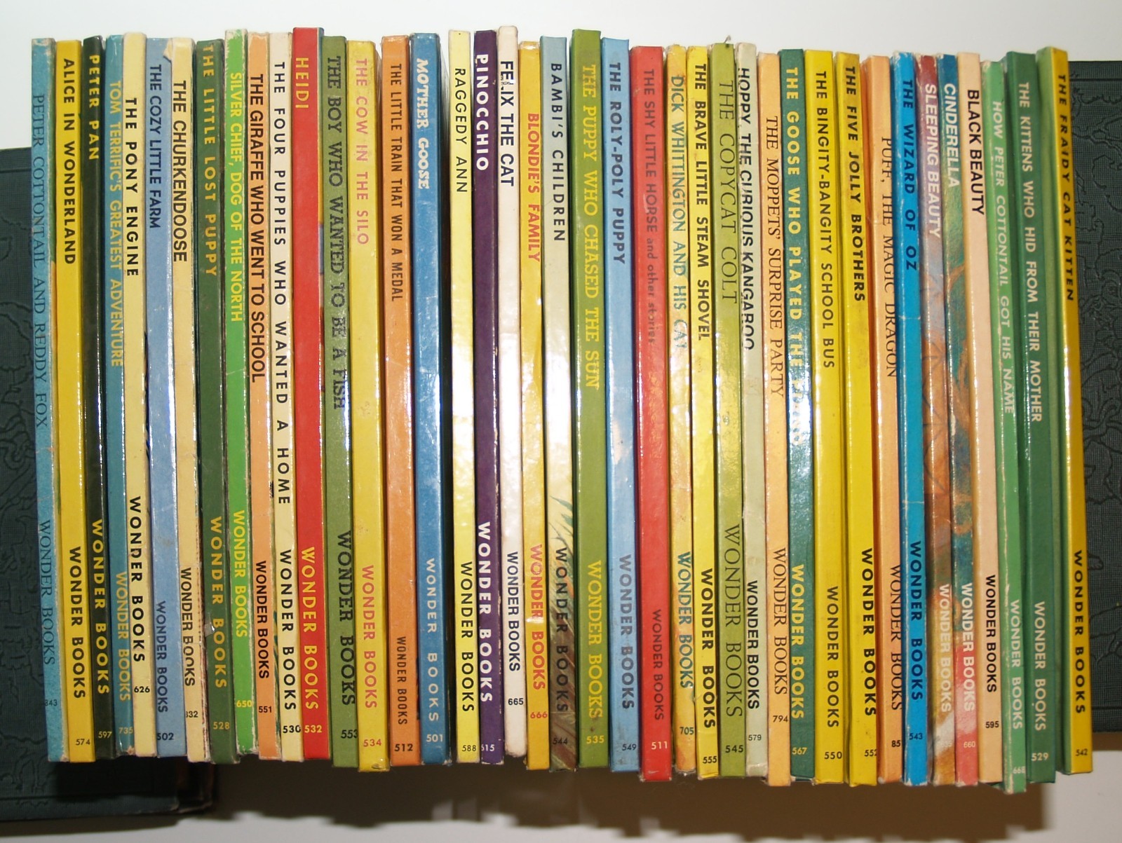 Lot of 50 Different Wonder Books 1950’s 60’s 70’s Good to VGC