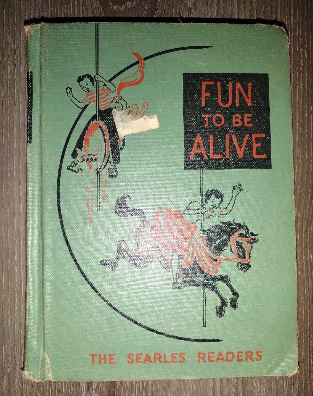 Vintage 1950 „FUN TO BE ALIVE“ THE SEARLES READERS HARDCOVER BOOK ALLYN & BACON