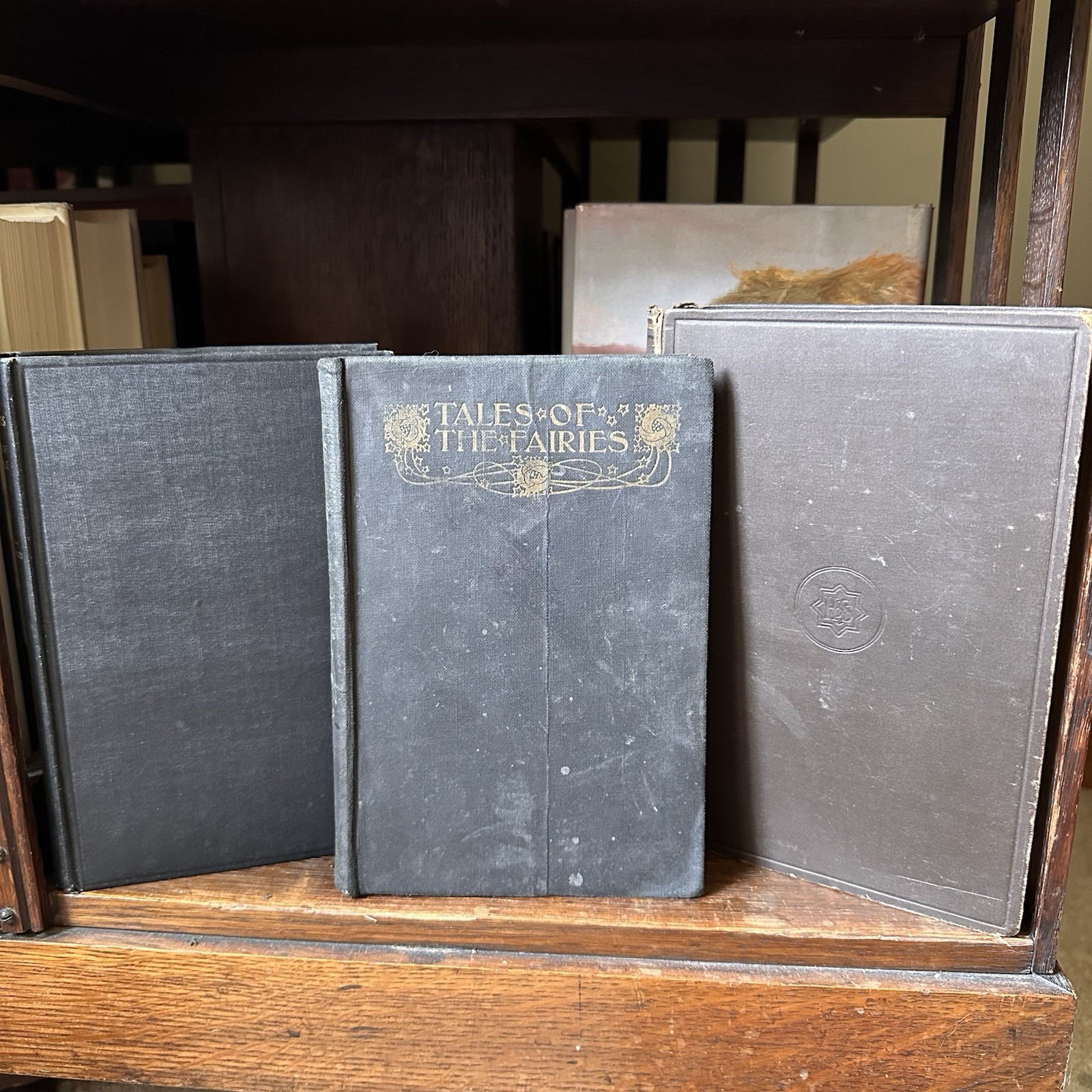 Vintage Black Brown Hardback Book Bundle Job Lot 10 x Decoration Display Props