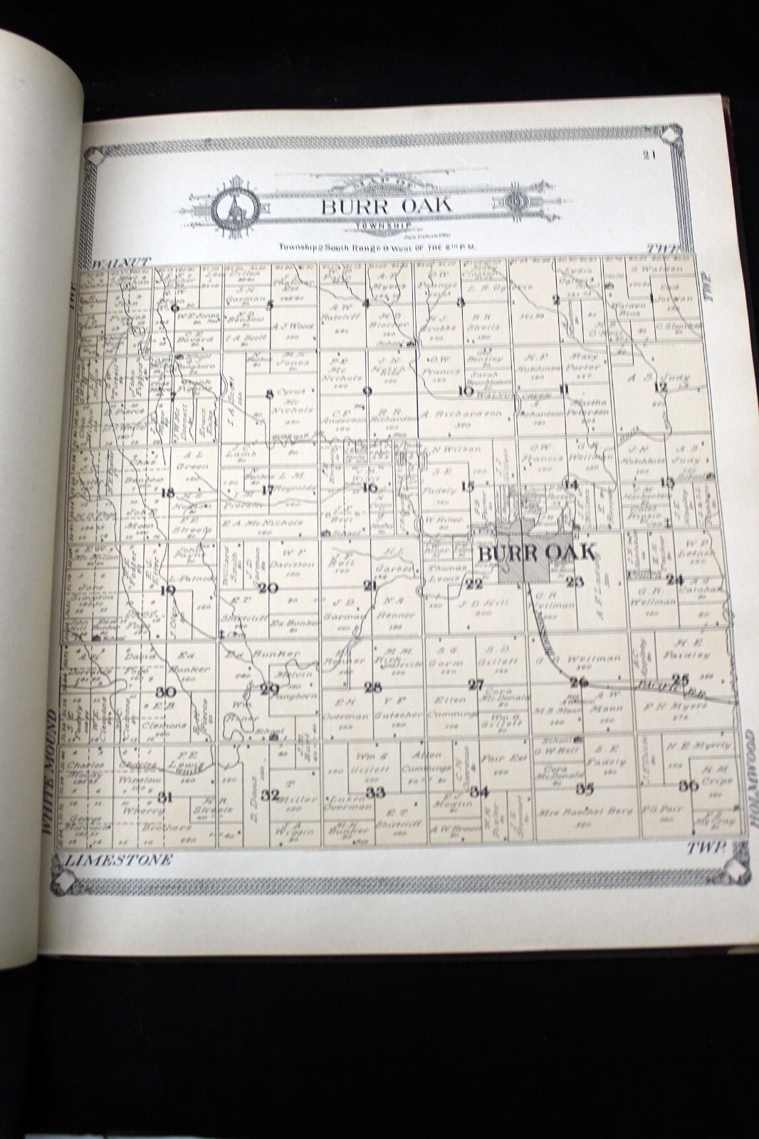Standard Atlas of Jewell County Kansas 1908 Original Colored Maps RARE