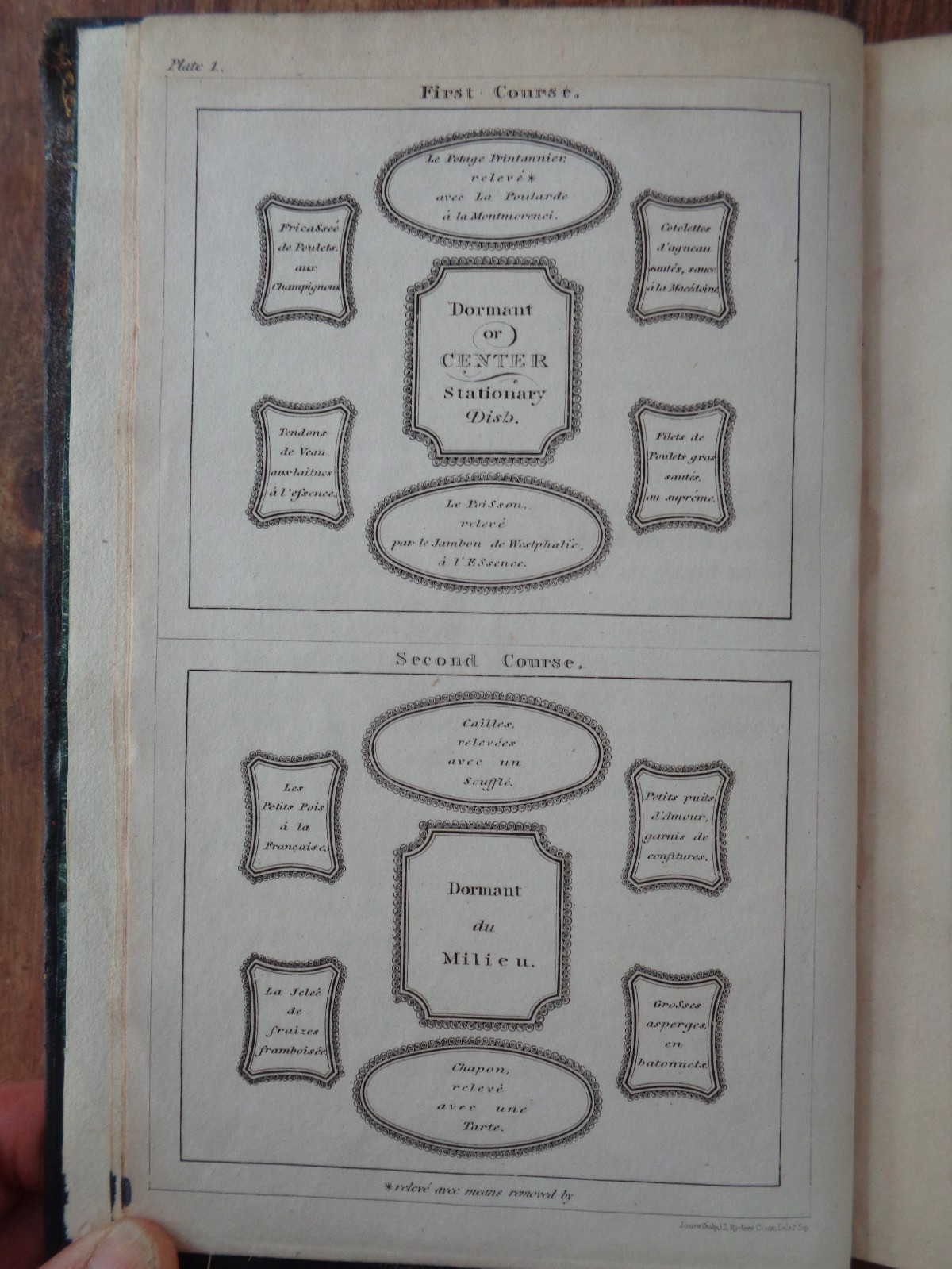 1822 THE FRENCH COOK by LOUIS EUSTACHE UDE 8 PLTS COOKERY RECIPES BAKING CUISINE