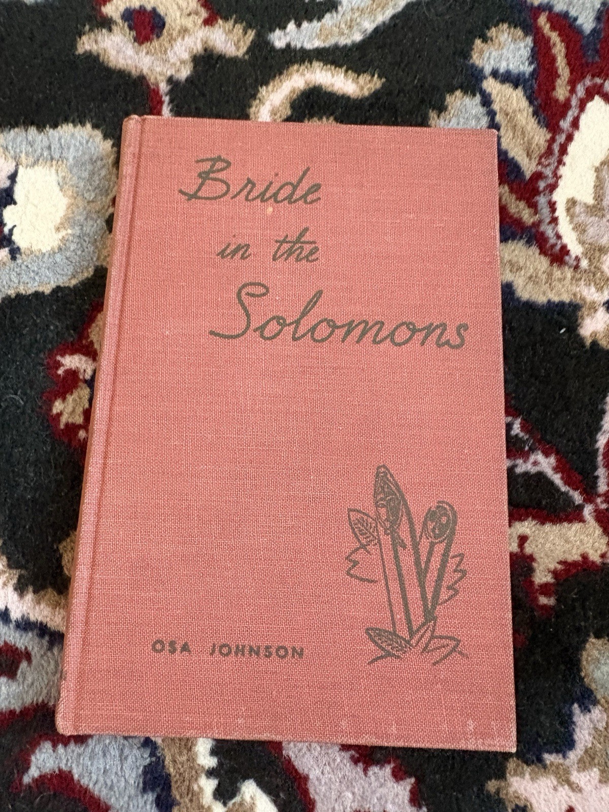 Bride in the Solomons OSA Johnson 1944 VTG 1st Ed Native Peoples Cannonablism