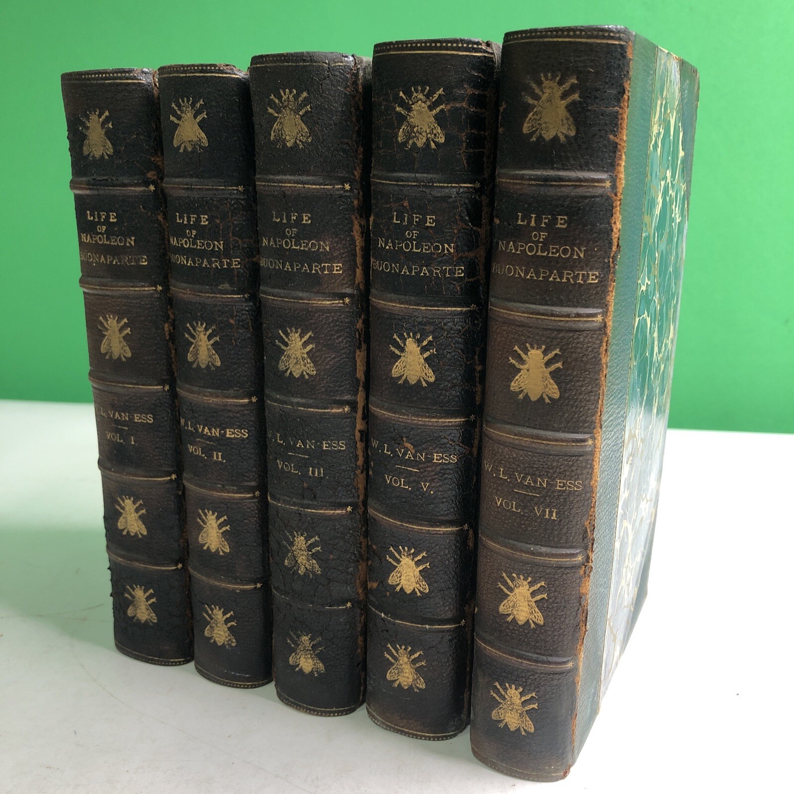 1809 Life Of Napoleon Buonaparte By Willem Lodewyk Van-Ess Vols. 1, 2, 3, 5 & 7