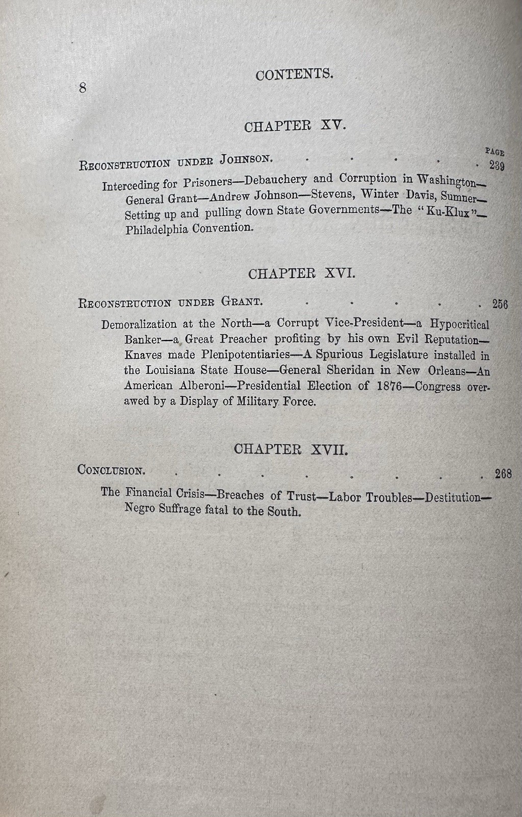 1879 Destruction and Reconstruction CSA Memoirs Confederacy Civil War Americana