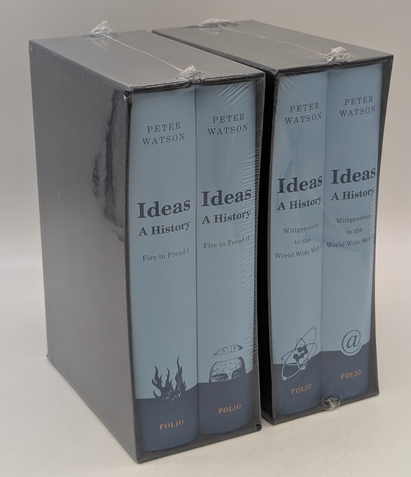 Folio Society Ideas A History Peter Watson 4-Volumes Freud Wittgenstein – SEALED