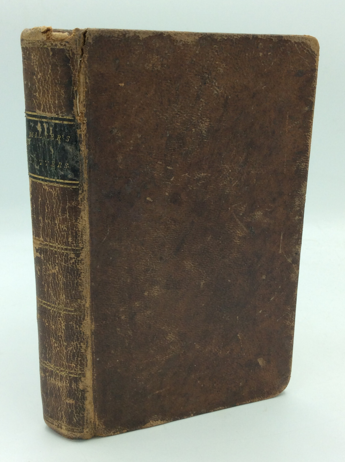 LETTERS TO A PREBENDARY – John Milner – 1810 – vintage leather Anti-Catholic