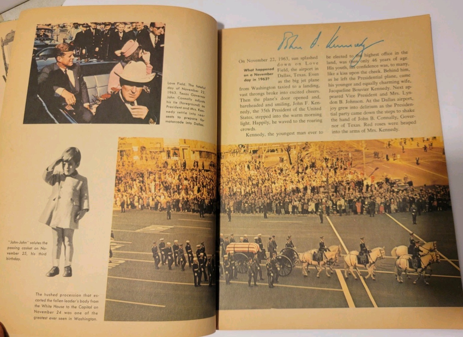 The Story of John F. Kennedy. By Earl Schenck Miers. 1964 Wonder Books